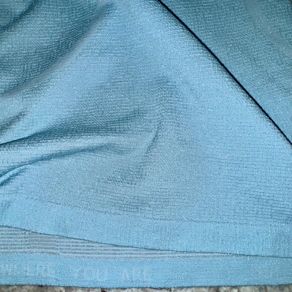 Lululemon Swifty Tech Sparkle Short Sleeve Crew Size 6 - Powder Blue with Silver - Picture 11 of 16